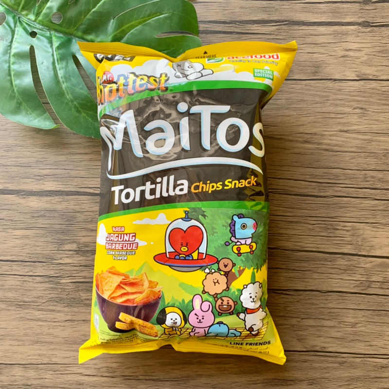 

Maitos Tortilla Chips Snack Jagung Barbeque 140gr