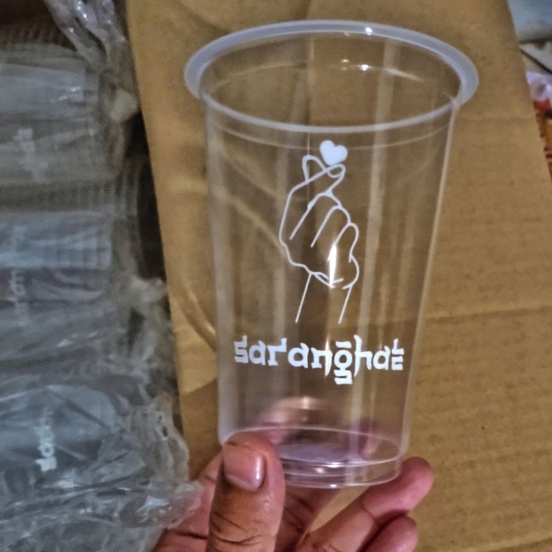 Cup sablon 18oz Custom logo sendiri