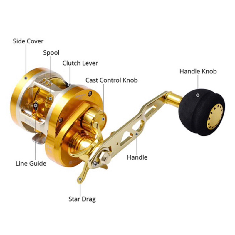 Reel ryobi jigging over head varius GA c3030 PHL