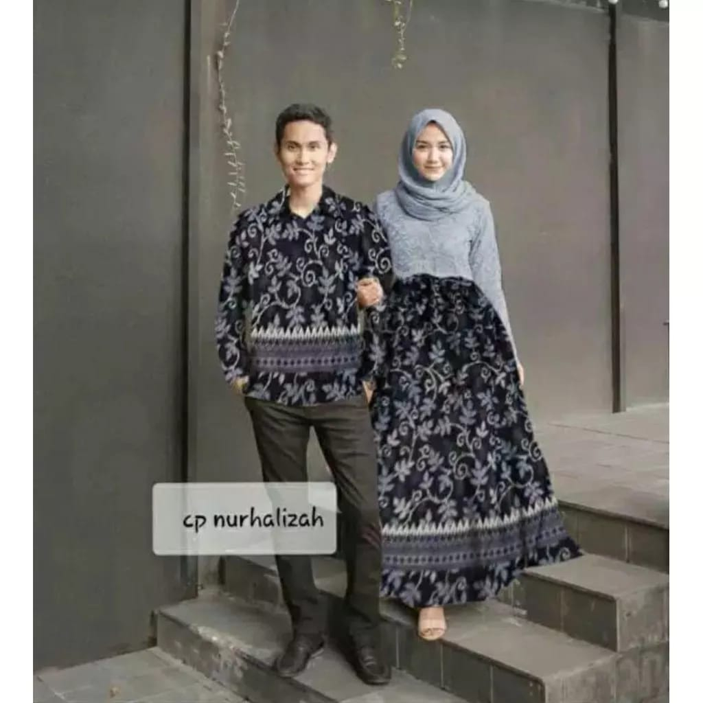 BO - COUPLE NURHALIZAH / COUPLE BATIK / COUPLE FASHION/ GAMIS COUPLE / BAJU COUPLE
