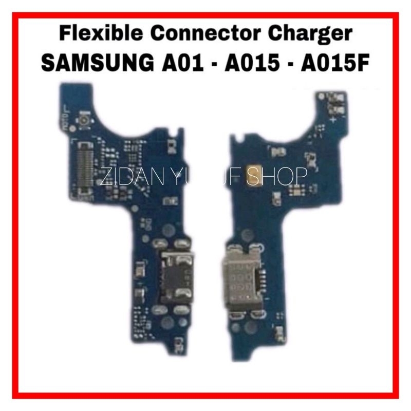 BOARD PAPAN KONEKTOR CONEKTOR CHARGER SAMSUNG A01 / A015 PLUG IN MIC