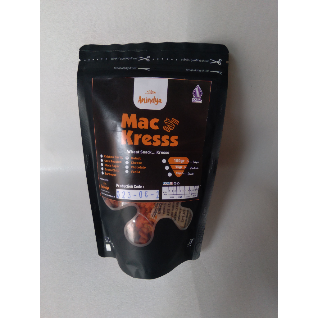 

Mac Kresss snack gandum rasa keju