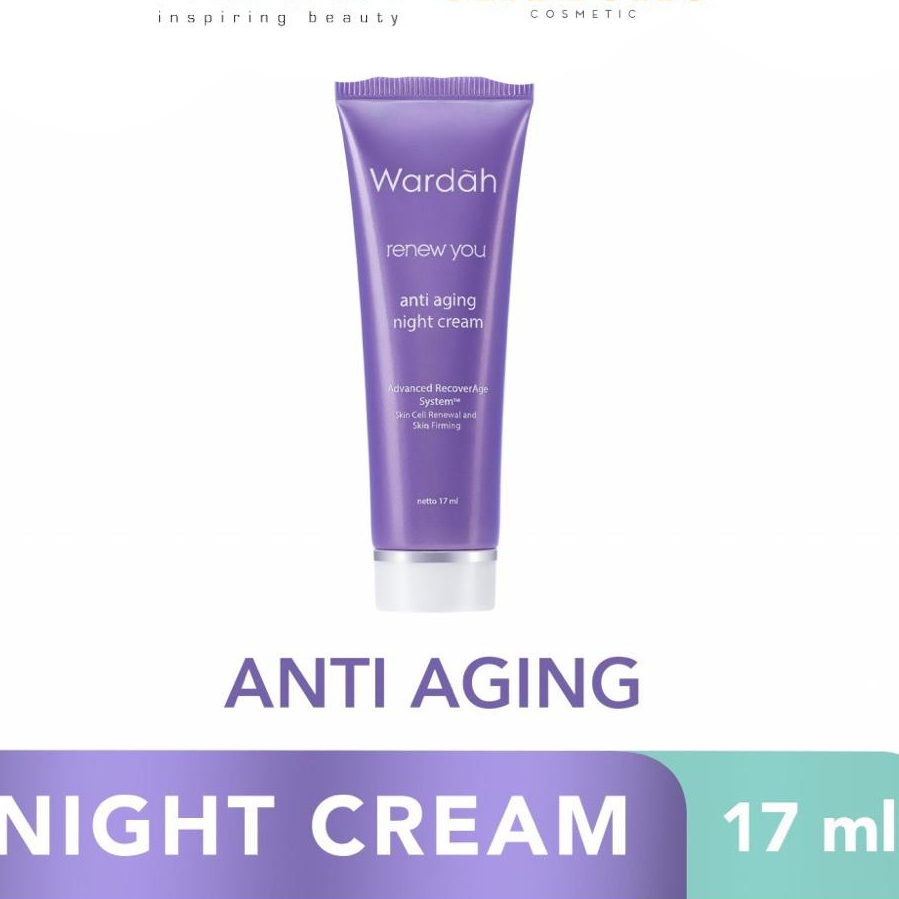 (cod) Wardah Renew You Anti Aging Cream17 ml Termurah