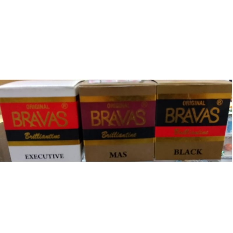 Pomade Bravas Brilliantine Original minyak rambut