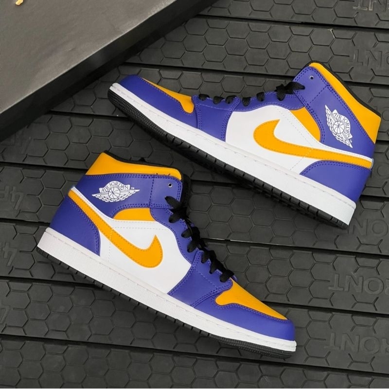AIR JORDAN 1 MID LAKERS