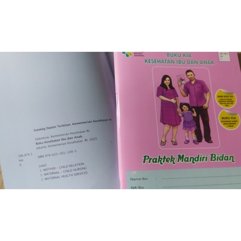 Buku KIA PRAKTEK BIDAN + Sticker (ASLI 2023)