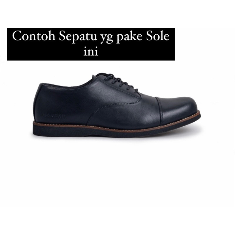 Outsole Potong Untuk Sepatu Pantofel Pria Dewasa Formal Casual Ukuran Allsize