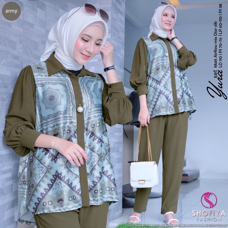 (NEW)SETELAN WANITA OOTD//BELA /OMMY /CYRA SET-SHOFIYA/'LONA-YURA#1 BY SANCAKA