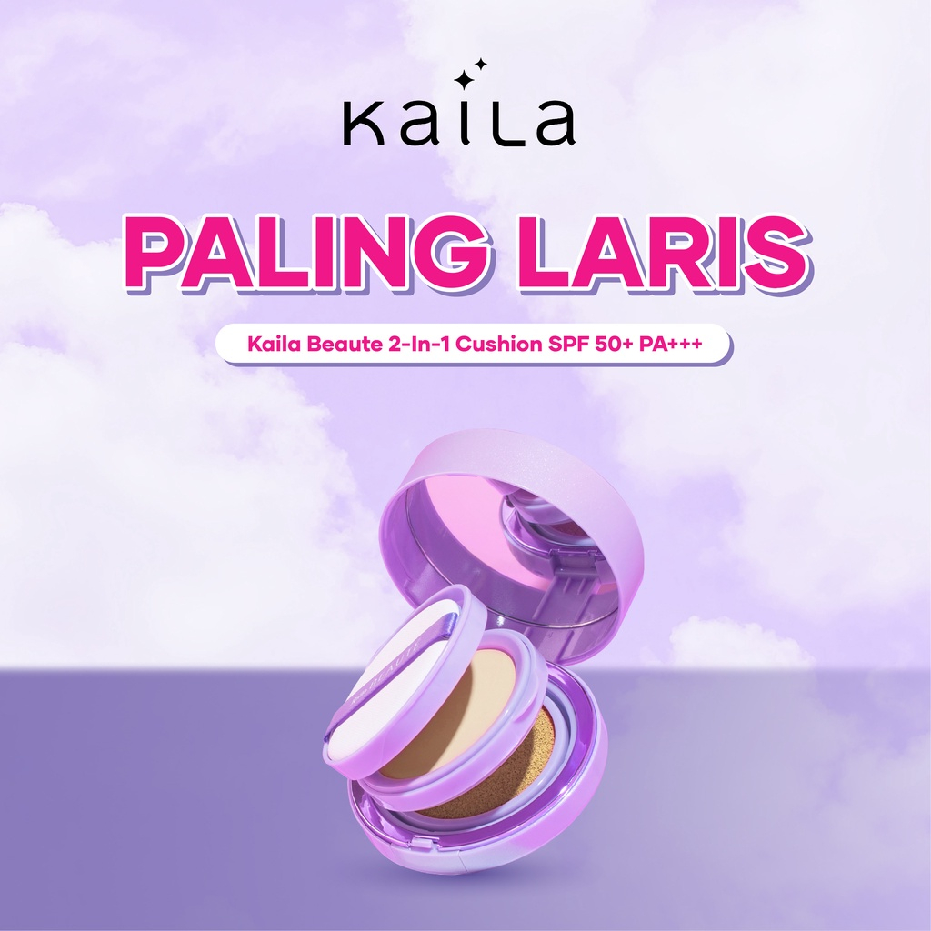 KAILA BEAUTE 2in1 Cushion Compact Powder SPF 50+ PA+++