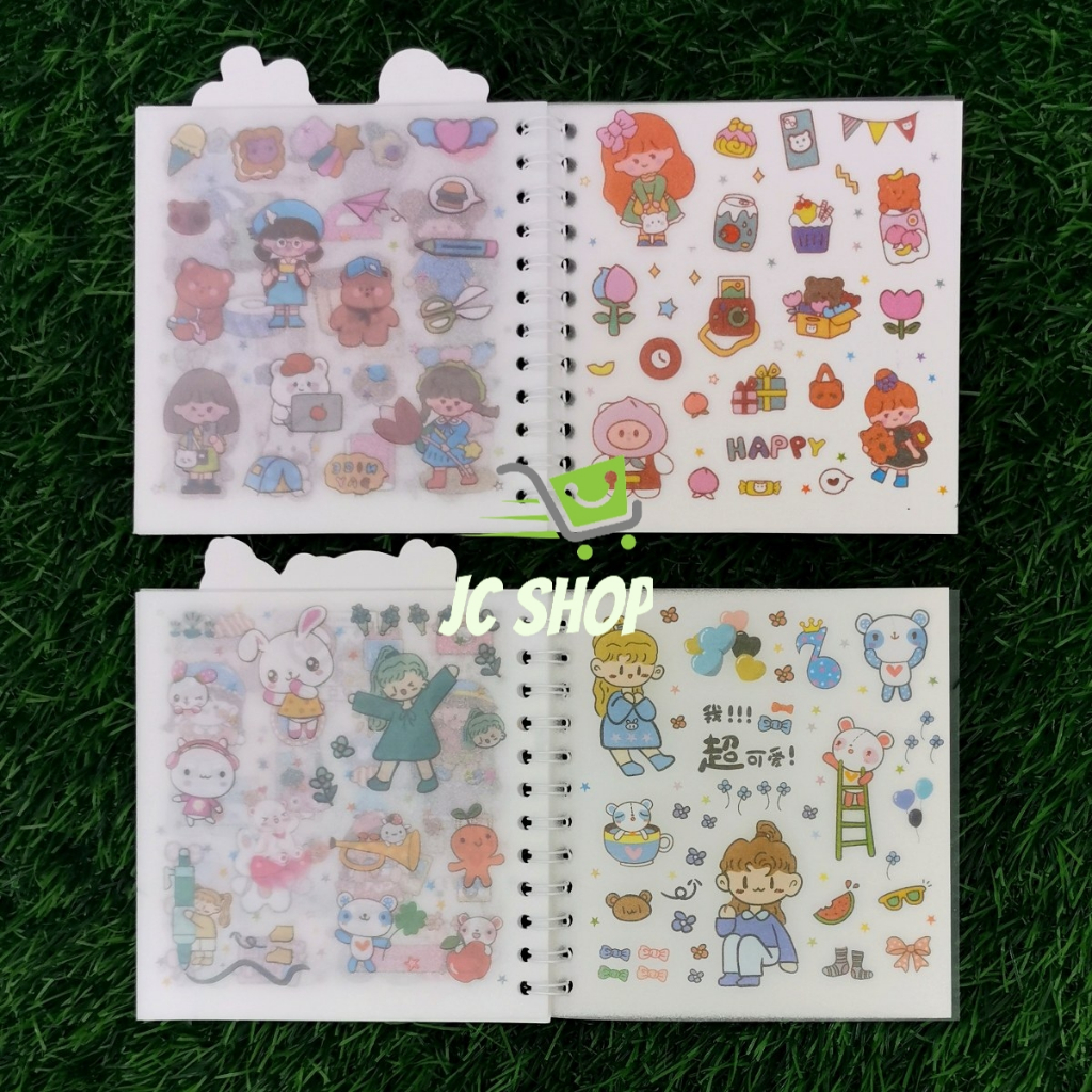 

Buku Stiker Dekorasi Glitter / Sticker Book ( 1 Buku 10 Lmbr)