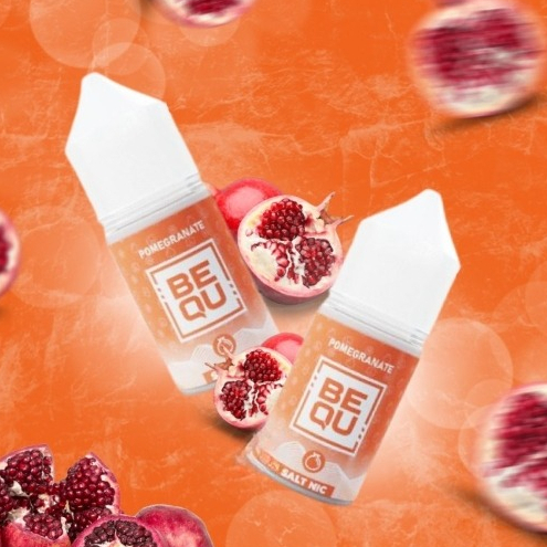 Bequ Pomegranate Salt Nic 30ML by Poda x FVS X Ray Vapor Distribution