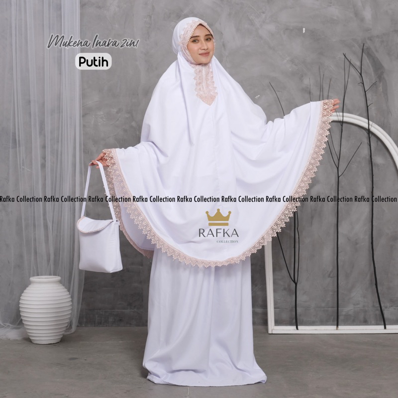 MUKENA DEWASA 2IN1  INARA KATUN PREMIUM