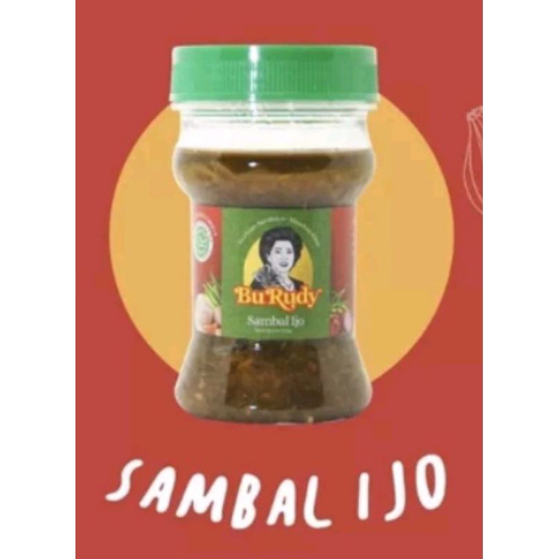 

Sambel ijo Bu Rudy Surabaya. Asli