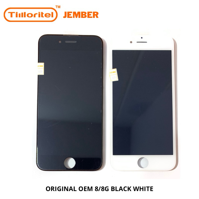 LCD ORIGINAL OEM IPONE 8/8G AA BLACK WHITE