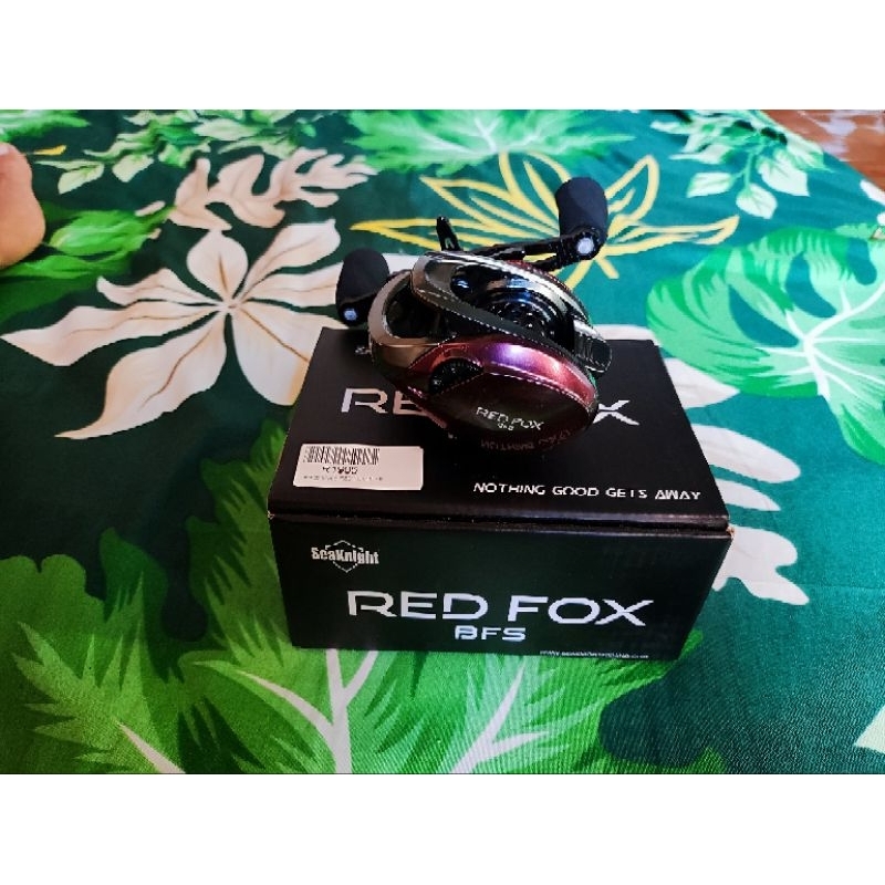 REEL BC RED FOX BFS BEKAS MULUS (HANDLE KANAN)