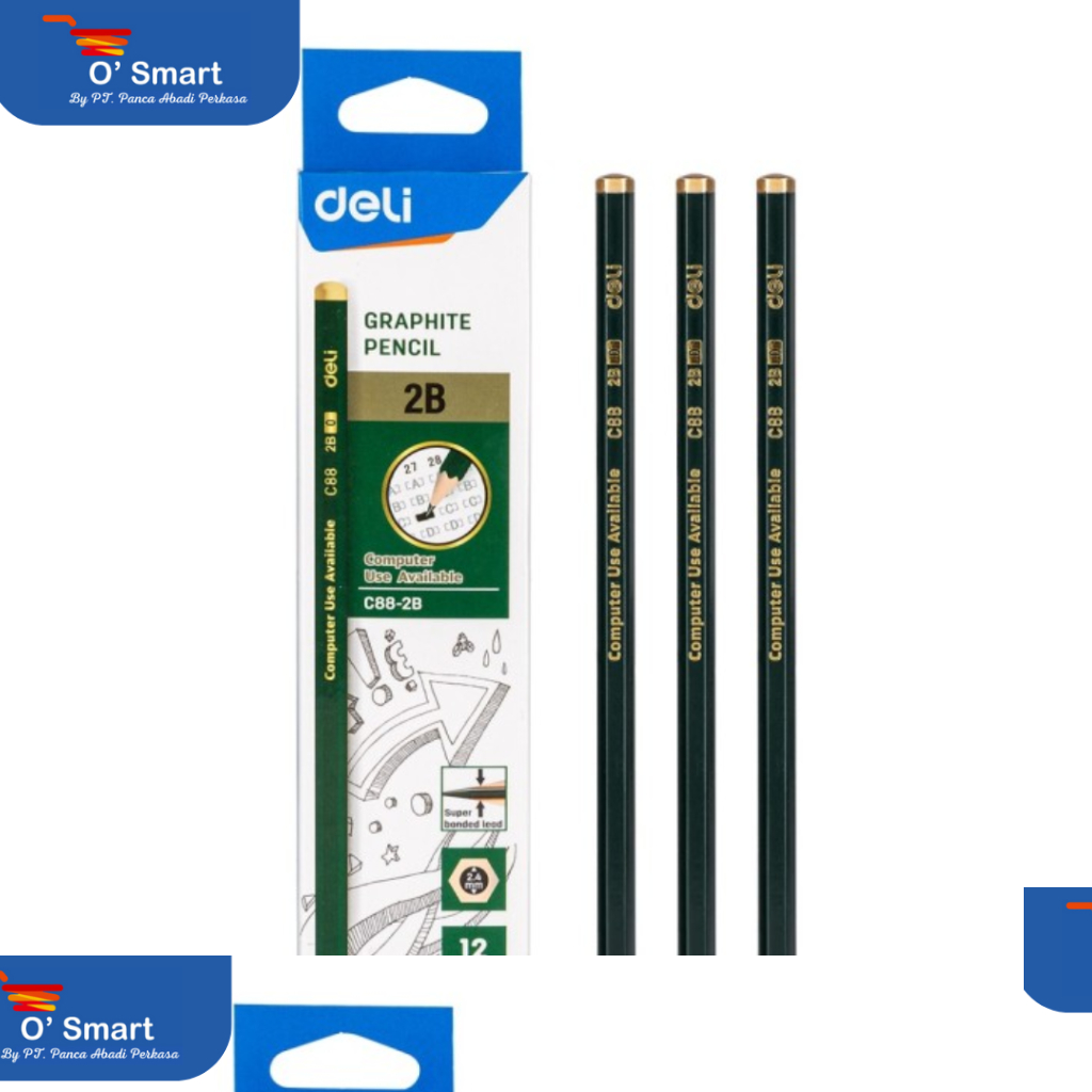 

DELI Pensil 2B Deli C88 (12 Pcs/Kotak)