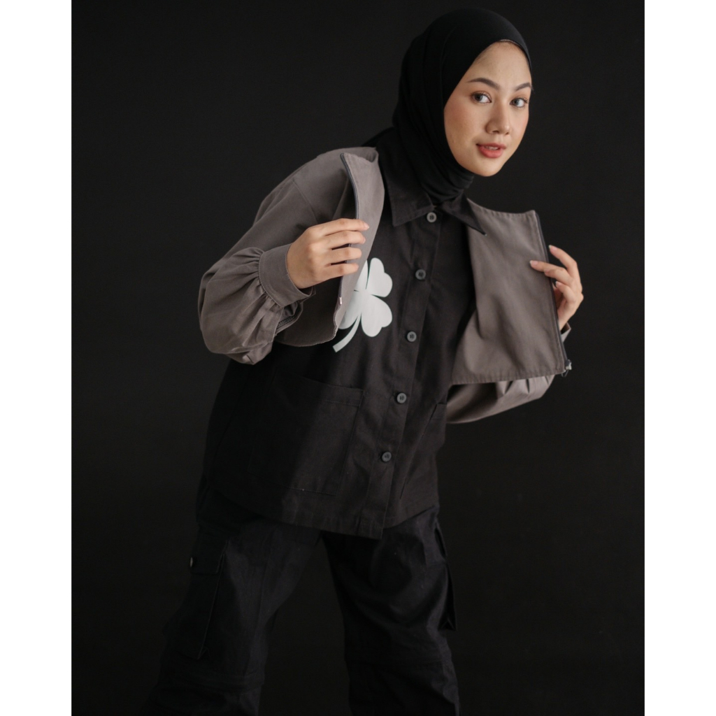 Myrubylicious CLOVER JACKET | JACKET | JACKET LENGAN PANJANG  | JACKET WANITA