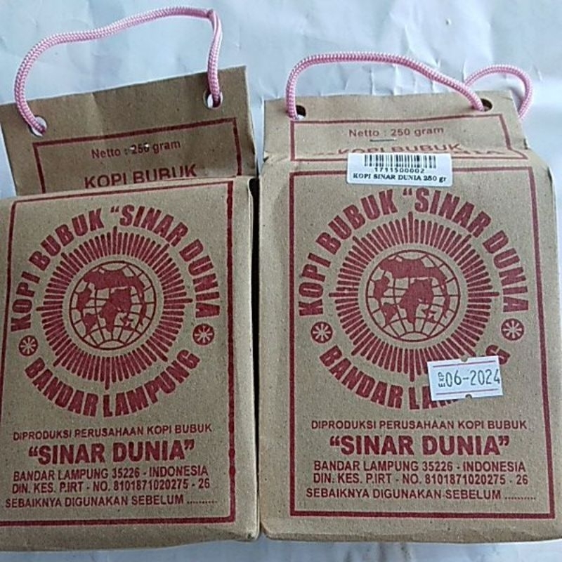 

kopi bubuk sinar dunia bandar lampung 250gr