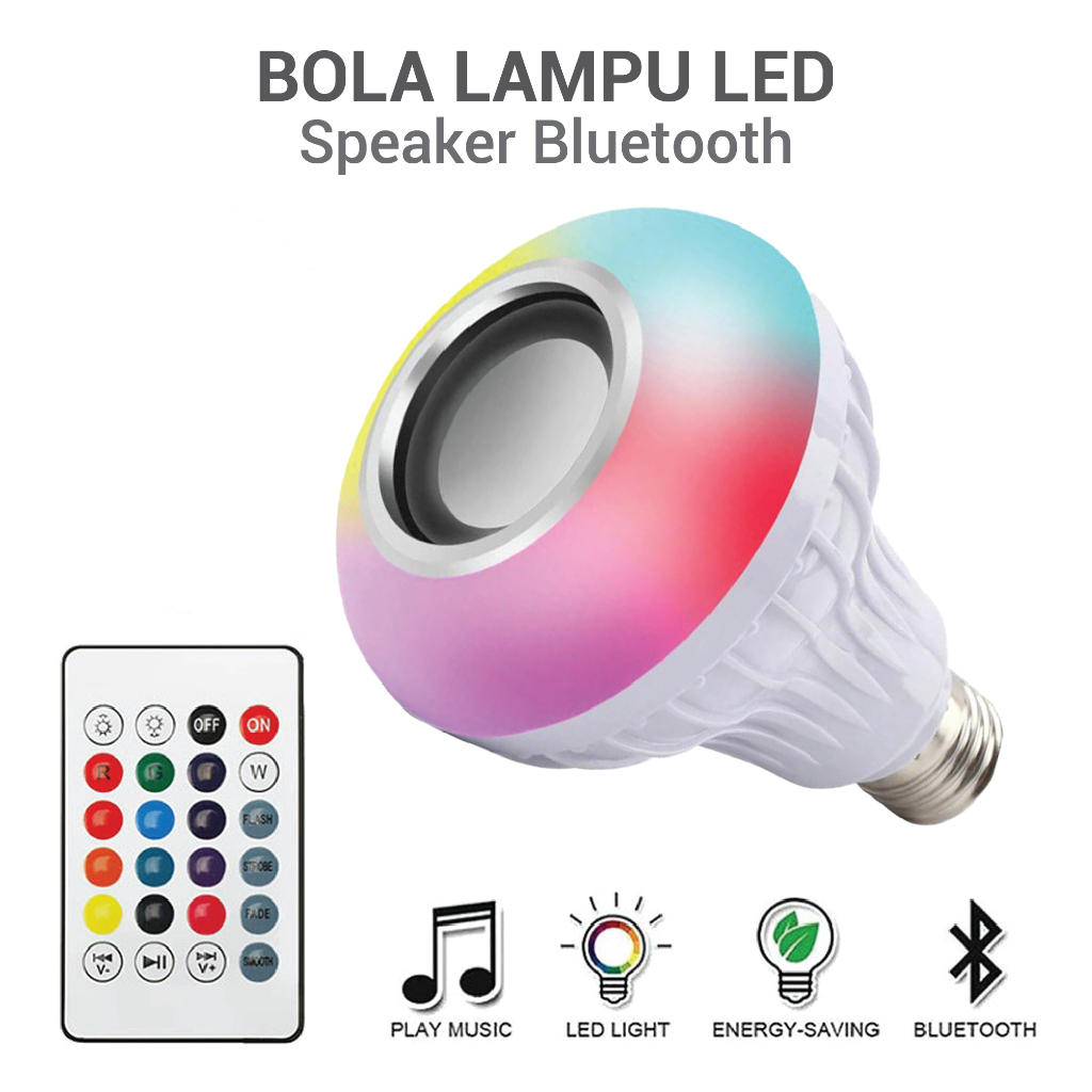 Speaker Bluetooth Lampu Bluetooth Music / Lampu Tidur Speaker Bluetooth Spk-Lampu - XOBOX