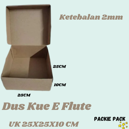

Kotak/ Box Kue Bolu Donat Puding Uk 25x25x10cm (Pembelian min 10pcs)