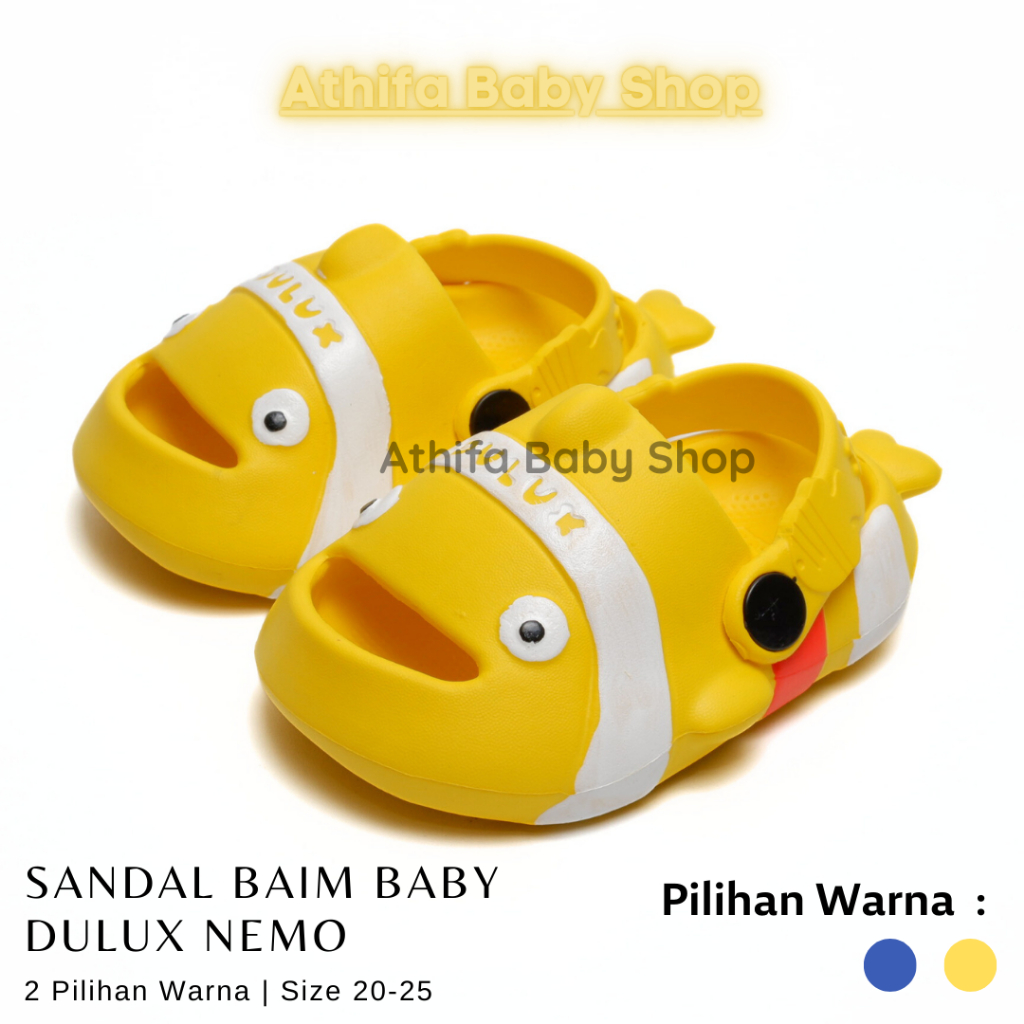 Sandal Gunung Bayi Anak Laki Lelaki Cowok Sepatu Sendal Baim Karakter Balita Kecil Umur 6 Bulan 1 2 3 4 tahun 535E