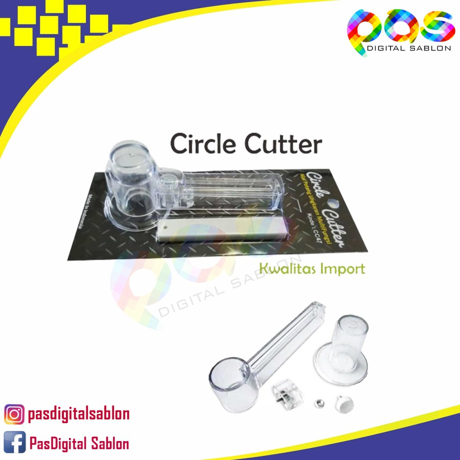 

Circle Cutter / Pemotong Kertas Untuk Press Pin
