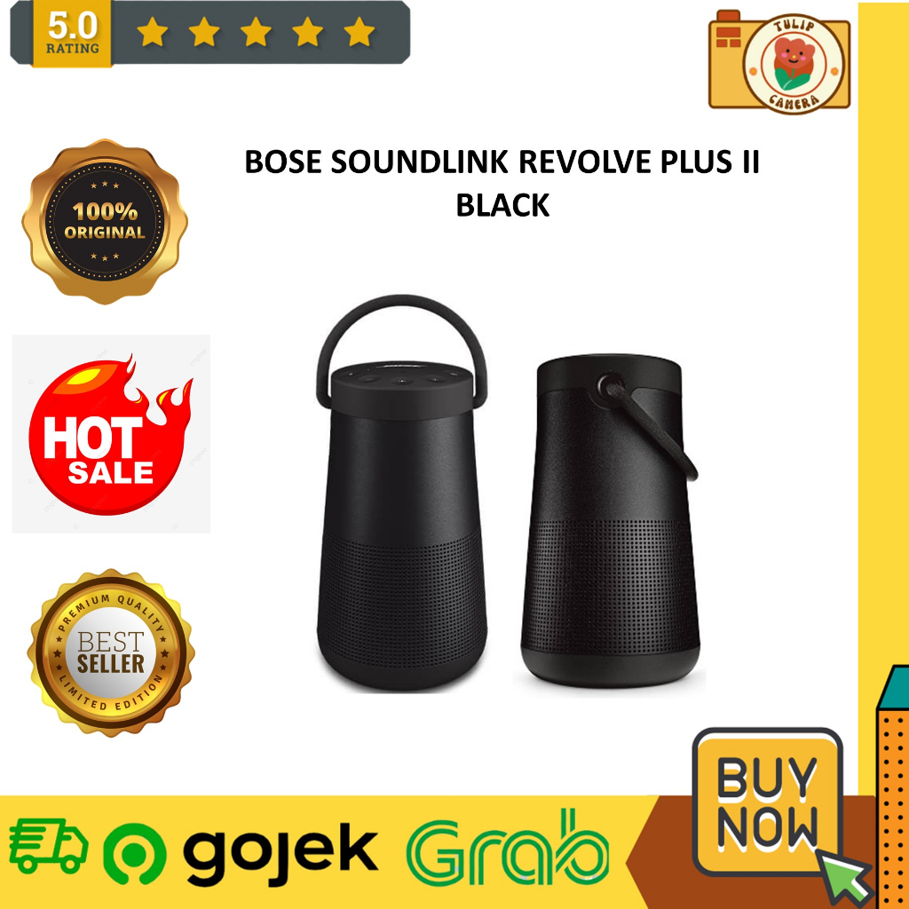 Bose SoundLink Revolve Plus II Portable Bluetooth Speaker BLACK
