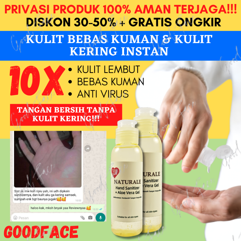 Hand Sanitizer + Aloe Vera Gel 100 ml