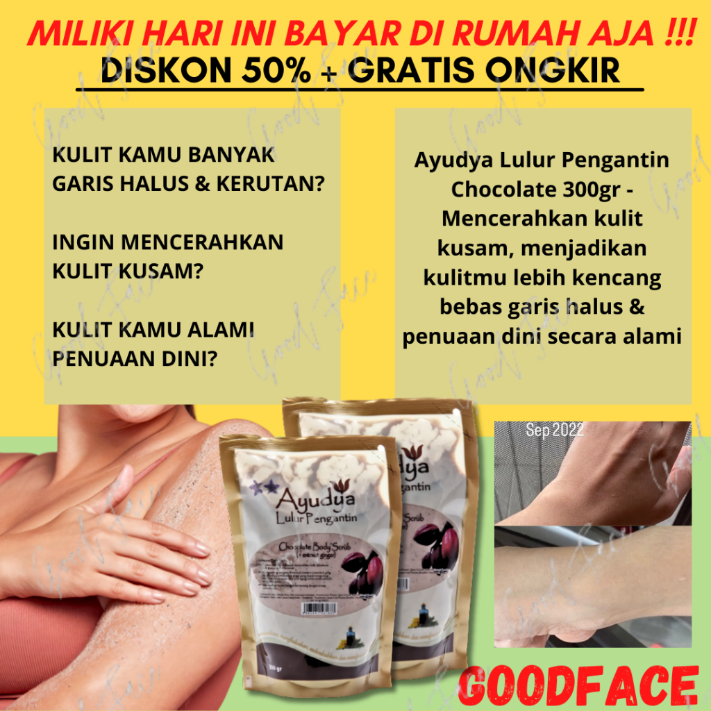 Ayudya Lulur Pengantin Chocolate 300 refill