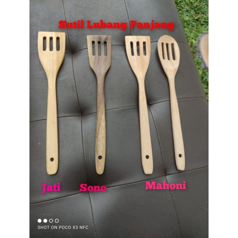 Sutil Kayu jati /Sutil Sono / Sutil Mahoni Lubang Panjang 35cm