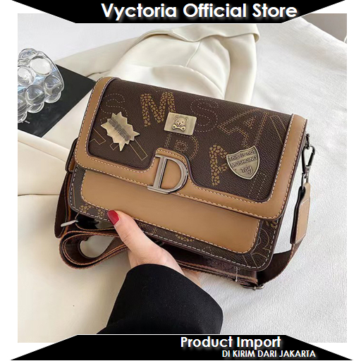 (COD) Vyctoria VOS3642 Tas Selempang Wanita Import Slingbag Cantik Promo BQ3642 3642