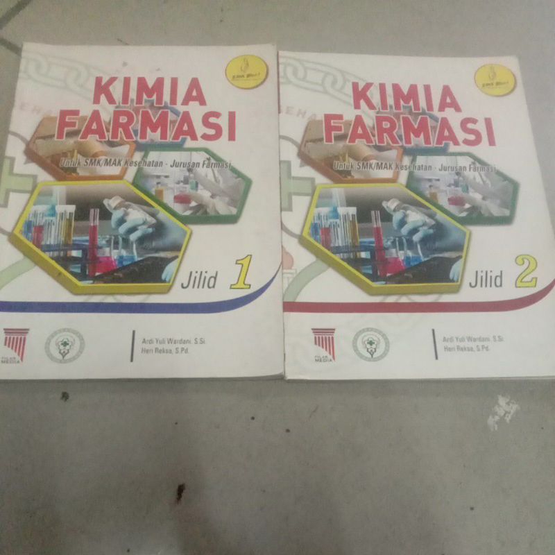 Kimia Farmasi SMA/MAK KESEHATAN Jurusan Farmasi jld 1,2