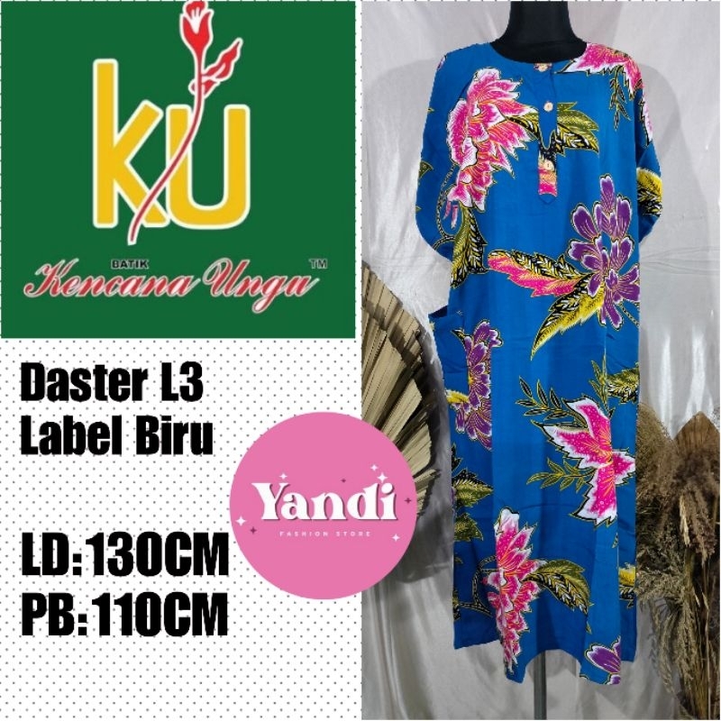 KENCANA UNGU ORI DASTER  L3 JUMBO LD 130 CM LABEL BIRU