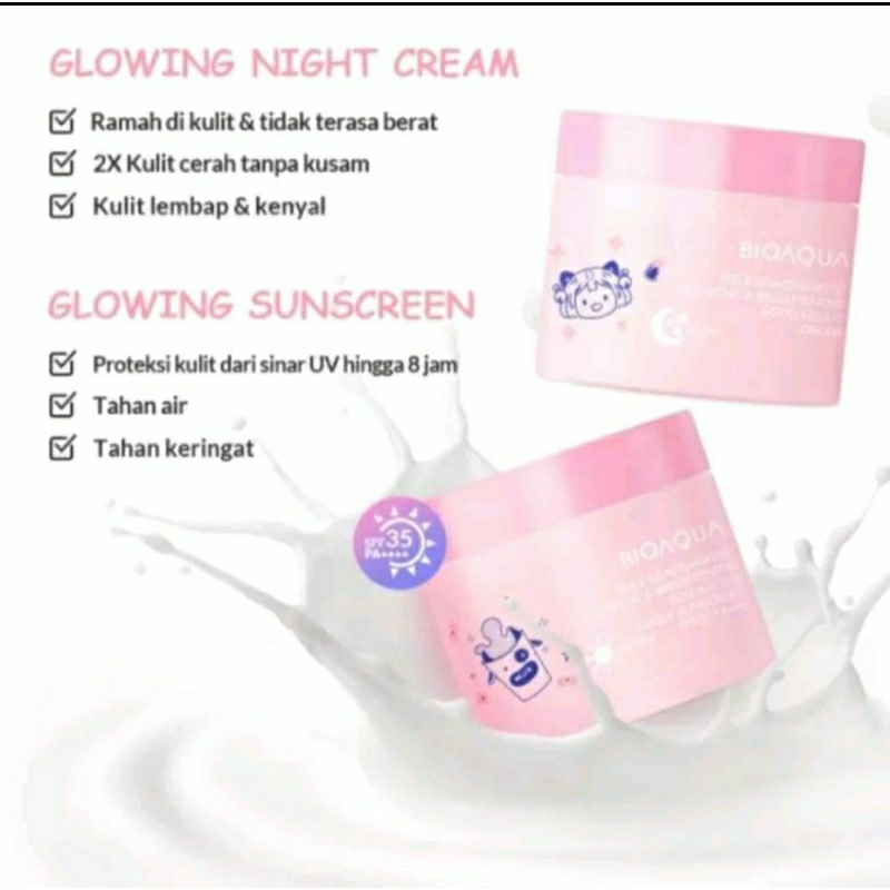 BIOAQUA 4pc Paket Niacinamide Glowing &amp; Brightening Set