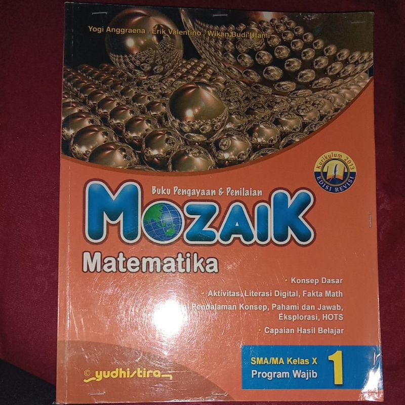 

Mozaik Matematika Kelas 10 | K13 Revisi