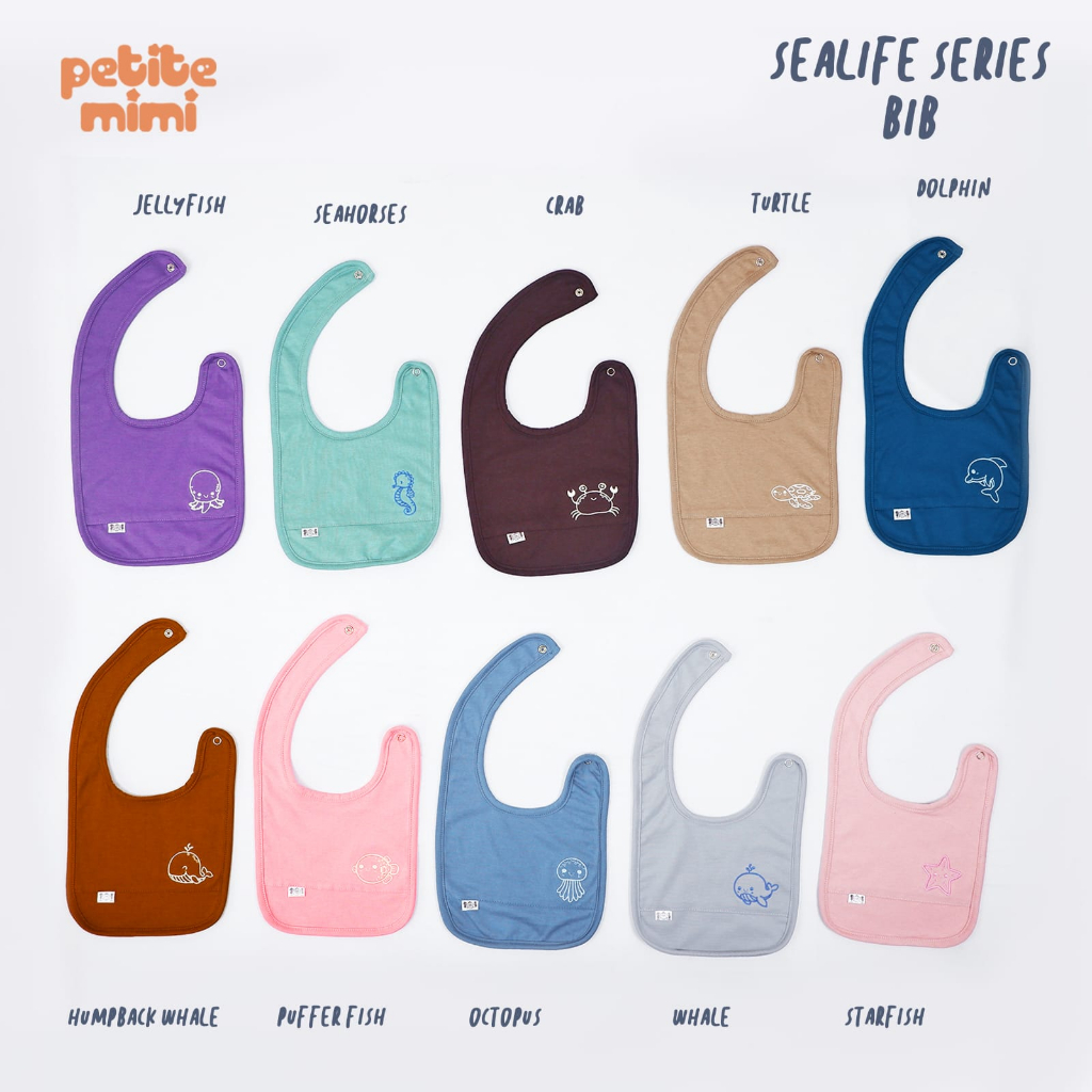 Petite mimi slaber Bib Sealife series