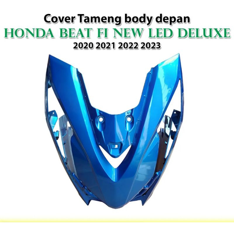 cover Tameng front panel tameng body depan beat beat LED New deluxe biru 2020 2021 2022 2023 K1A