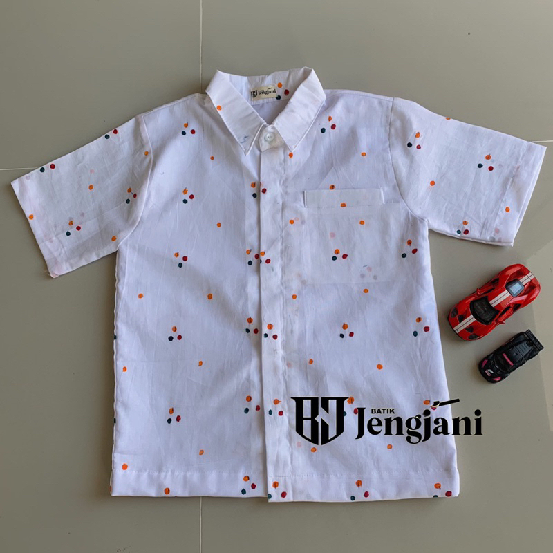 Kemeja Jumputan Anak | Kids Jumputan | Baju Batik Anak | Lapis Furing