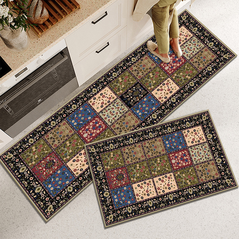 Swopply HL0466 2 in 1 Kitchen Floor Mat /Keset Alas Lantai Kamar Tidur Rumah Dapur Anti Selip/Keset kaki dapur