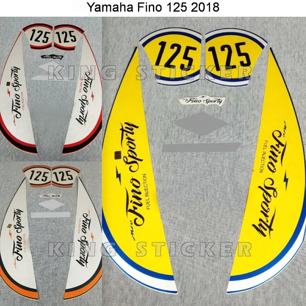 Stiker striping Yamaha Fino 125 2018