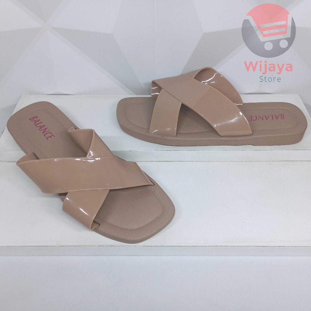 Sandal BALANCE 1246 Sendal Jelly Slop Wanita Import Cewek Perempuan