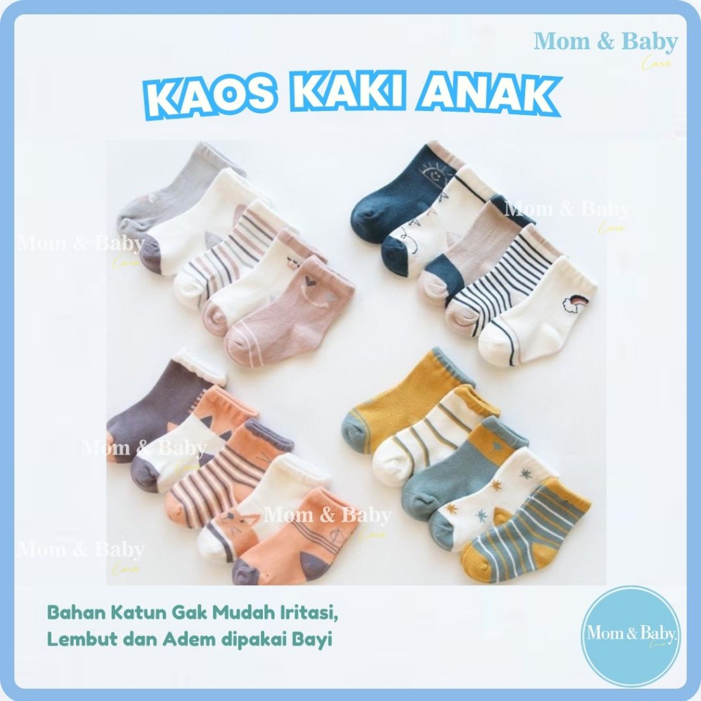 Kaos Kaki Bayi Newborn  [Random] Laki-Laki Perempuan Kaos Kaki Bayi Cowok Cewek