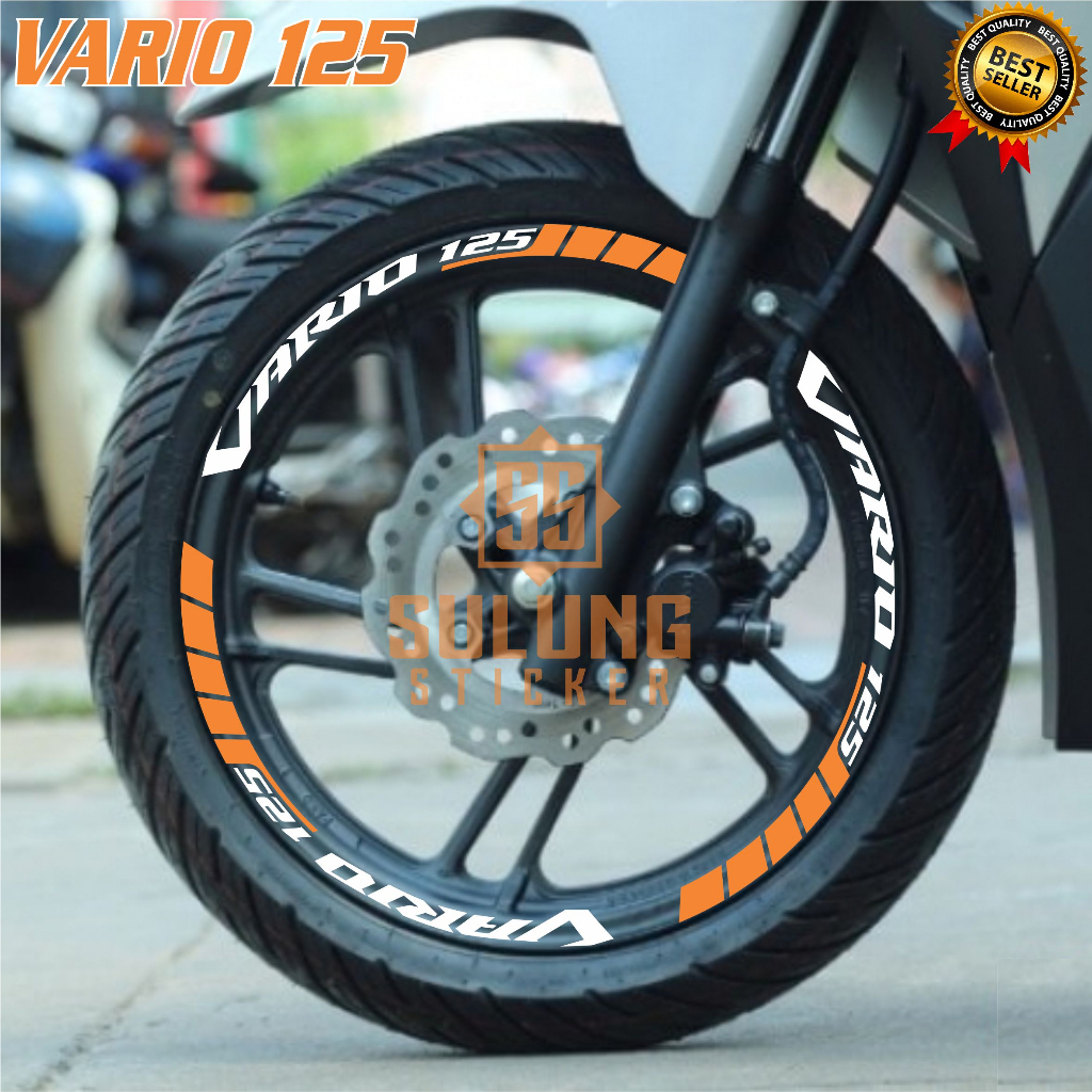 Stiker Velg Motor Vario 125 Cutting Sticker Variasi Pelk Termurah