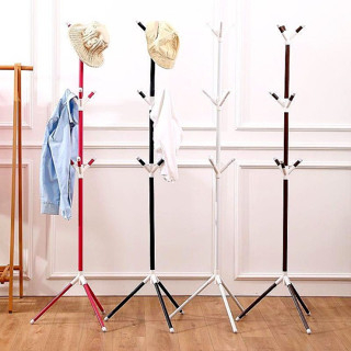 (2KG) SHENAR  MELANIE STAND HANGER GANTUNGAN BAJU TOPI BERDIRI GANTUNGAN SERBAGUNA STAND HANGER