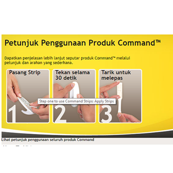 Ktmstore Pengatur organisir kabel 3M Cord Bundlers Hook 17304 Command