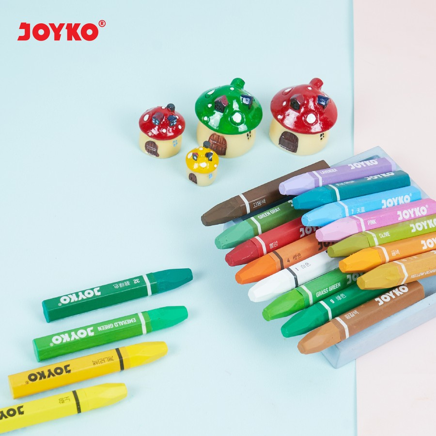 

Crayon Krayon Minyak Oil Pastel Joyko - OP-48S 48Warna