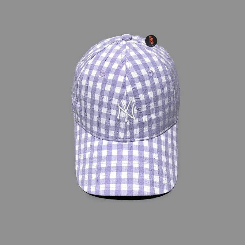 TOPI NEW ERA ORIGINAL 920 WOMEN GINGHAM NEW YORK YANKEES LILAC