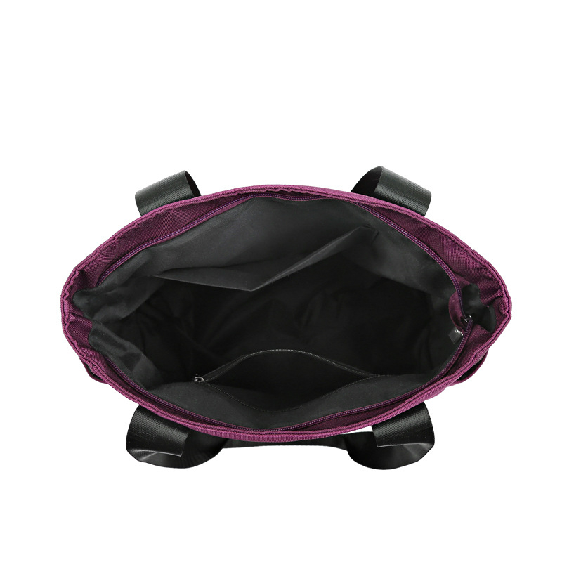 TAS TOTE BAG WANITA IMPORT NILON PREMIUM SHOULDER BAG RESLETING KULIAH KANTOR KERJA CANGKLONG UNGU DREAMARA TA846P5 BAHU JINJING MURAH CEWEK REMAJA SIMPLE KEKINIAN BRANDED BATAM