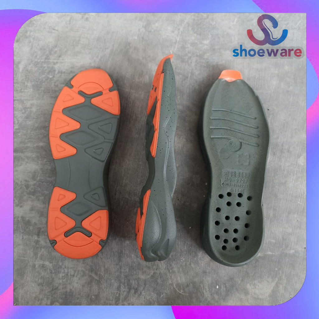 outsole sepatu outsol space triangle running snekaers sol