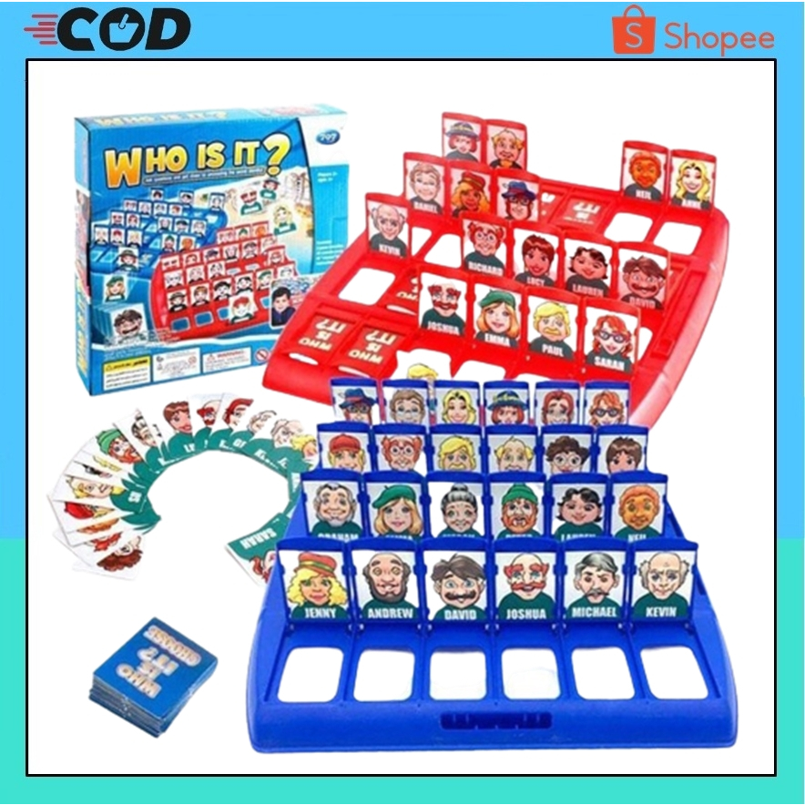 Mainan Tebak Gambar TebakTebakan Orang Permainan Papan Board Game